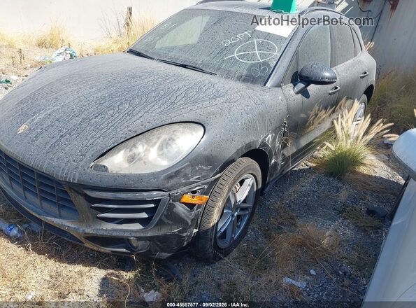 WP1AB2A53GLB55735 2016 PORSCHE MACAN Black წინა მარცხენა ხედი სამი მეოთხედიდან