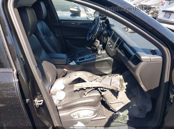 WP1AB2A53GLB55735 2016 PORSCHE MACAN Black წინა სალონის ხედი