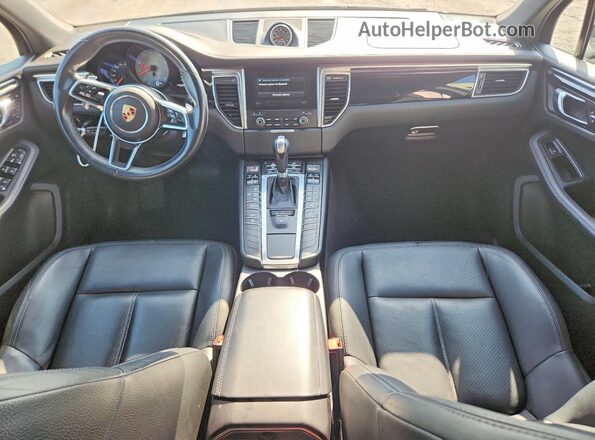 WP1AB2A53HLB18282 2017 PORSCHE MACAN Black წინა პანელის ხედი