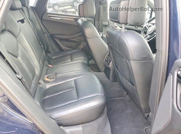 WP1AB2A54HLB10756 2017 PORSCHE MACAN Blue Vista interior trasera