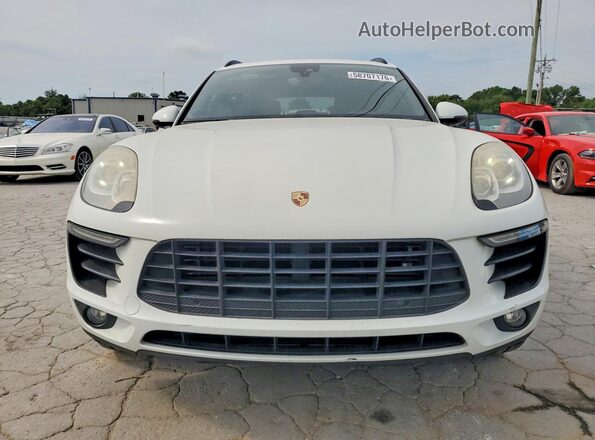WP1AB2A54HLB15441 2017 PORSCHE MACAN White Widok z przodu
