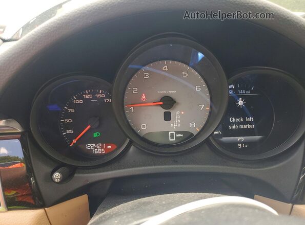 WP1AB2A54HLB16010 2017 PORSCHE MACAN Blue Widok zestawu wskaźników