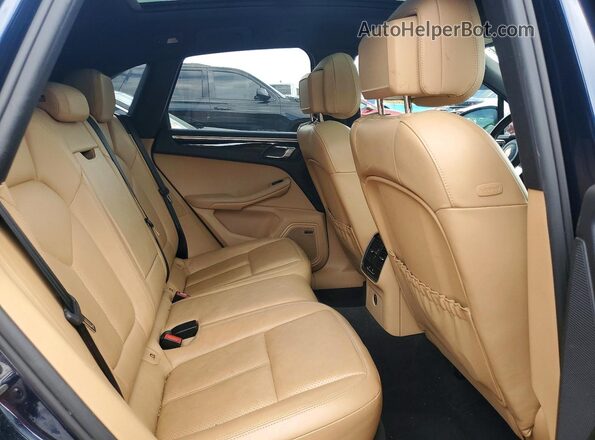 WP1AB2A54HLB16010 2017 PORSCHE MACAN Blue Widok tylnych siedzeń