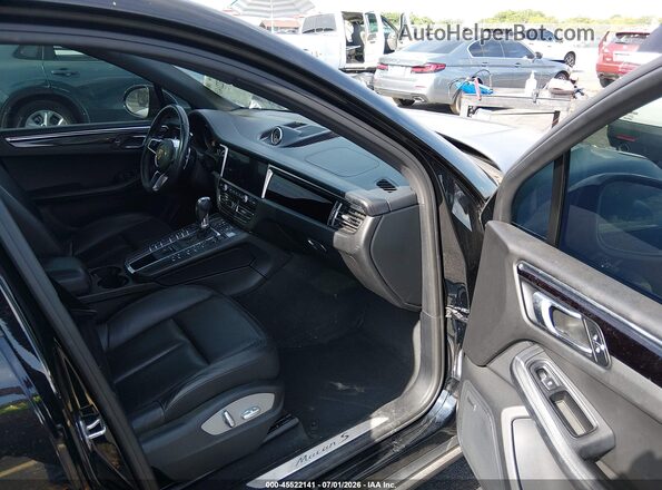 WP1AB2A54KLB30447 2019 PORSCHE MACAN Черный Вид салона спереди