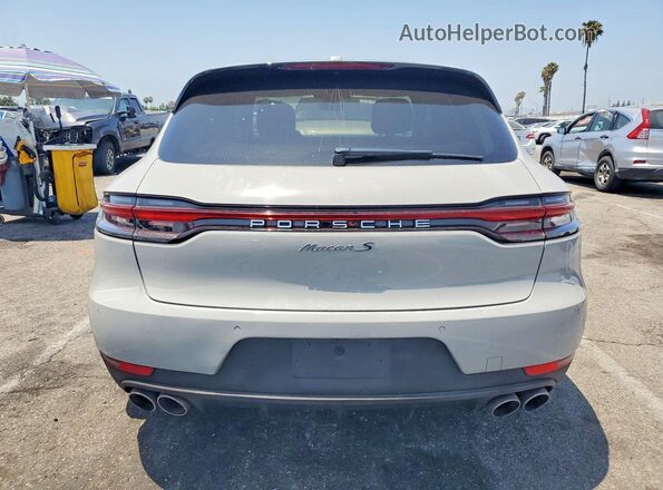 WP1AB2A54LLB34287 2020 PORSCHE MACAN Gray Vista trasera