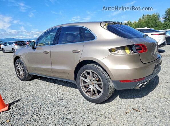 WP1AB2A55GLB50455 2016 PORSCHE MACAN Gold Trasero izquierdo