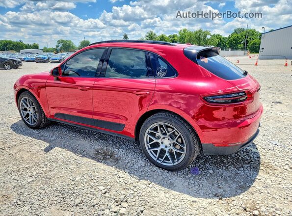 WP1AB2A55JLB36899 2018 PORSCHE MACAN Red Հետևի ձախ