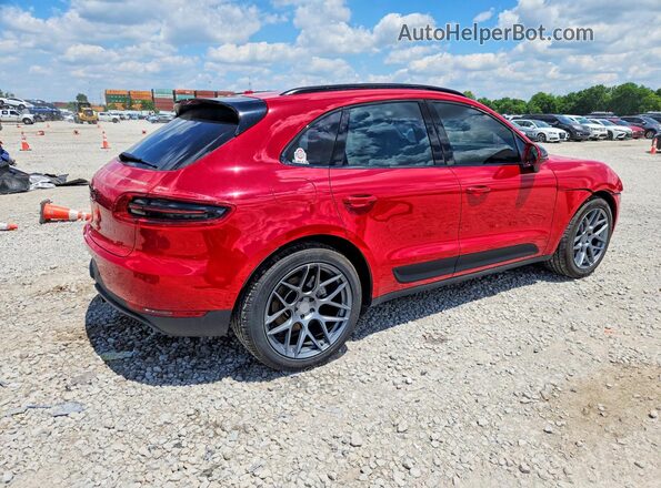 WP1AB2A55JLB36899 2018 PORSCHE MACAN Red Հետևի աջ