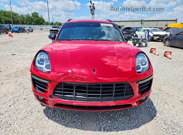 WP1AB2A55JLB36899 2018 PORSCHE MACAN Red Դիմացի տեսք