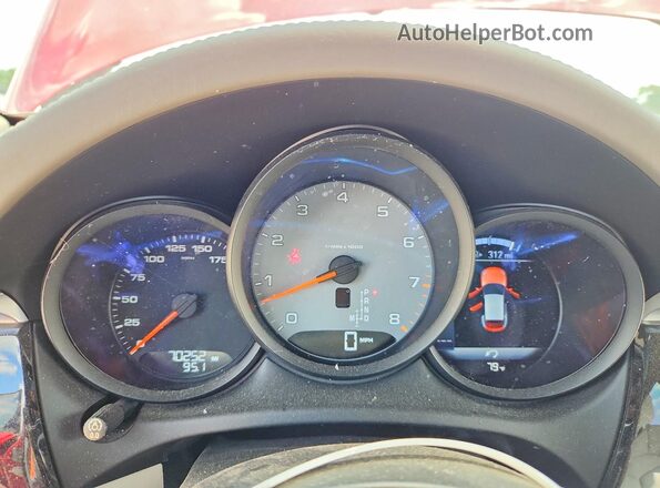 WP1AB2A55JLB36899 2018 PORSCHE MACAN Red Սարքավորումների վահանակի տեսք