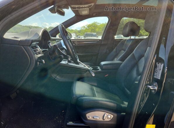WP1AB2A55LLB33052 2020 PORSCHE MACAN Black Widok wnętrza z przodu