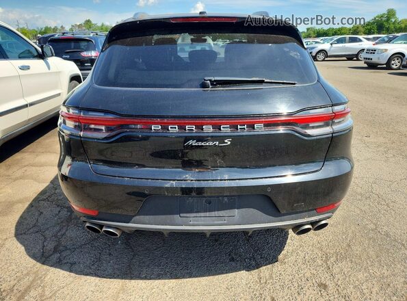 WP1AB2A55LLB33052 2020 PORSCHE MACAN Black Widok z tyłu