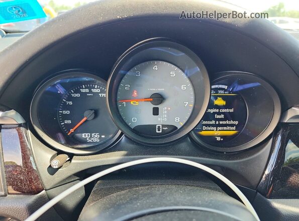 WP1AB2A55LLB33052 2020 PORSCHE MACAN Black Widok zestawu wskaźników