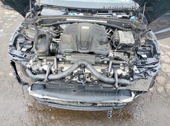 WP1AB2A55MLB37443 2021 PORSCHE MACAN Gray Вид задньої частини салону