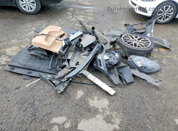 WP1AB2A55MLB37443 2021 PORSCHE MACAN Gray Вид підкапотного простору