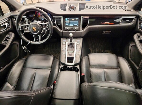 WP1AB2A57GLB44771 2016 PORSCHE MACAN Blue Вид панелі приладів