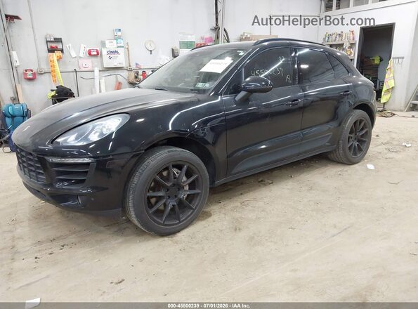 WP1AB2A57HLB13733 2017 PORSCHE MACAN Black Передня ліва чверть