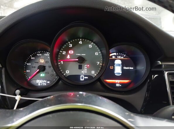 WP1AB2A57HLB13733 2017 PORSCHE MACAN Black Вид задніх сидінь