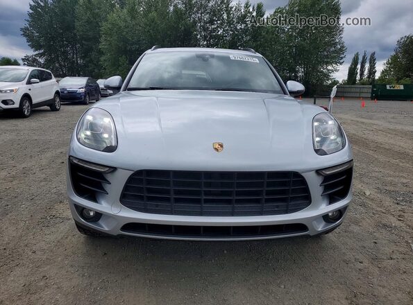 WP1AB2A57JLB34278 2018 PORSCHE MACAN Silver Widok z przodu