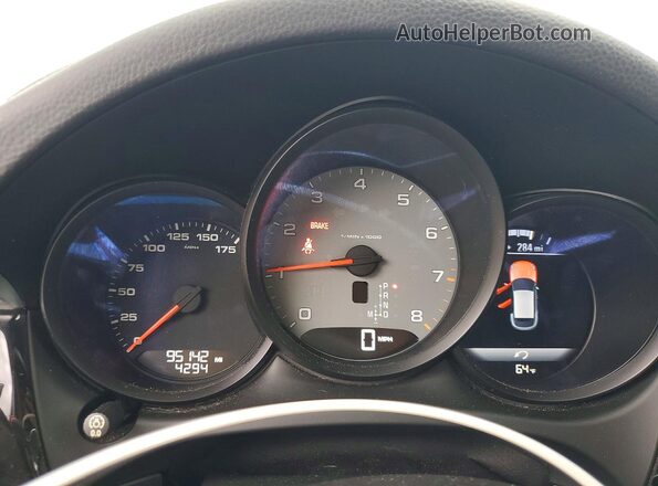 WP1AB2A57JLB34278 2018 PORSCHE MACAN Silver Widok zestawu wskaźników