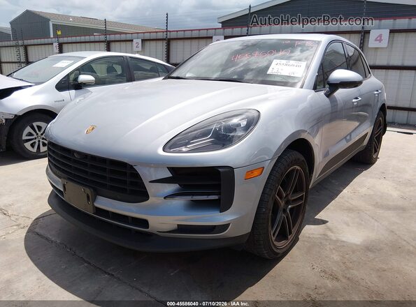 WP1AB2A57MLB31059 2021 PORSCHE MACAN Серебряный Передняя левая четверть