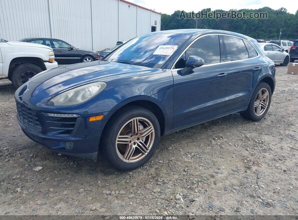 WP1AB2A58GLB59098 2016 PORSCHE MACAN Blue Przód lewy