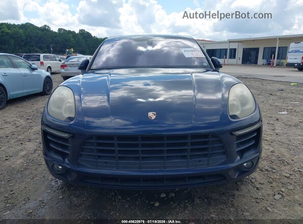 WP1AB2A58GLB59098 2016 PORSCHE MACAN Blue Widok zestawu wskaźników