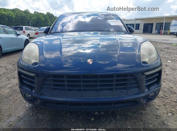 WP1AB2A58GLB59098 2016 PORSCHE MACAN Blue Widok z przodu