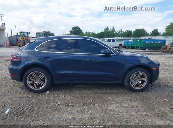 WP1AB2A58GLB59098 2016 PORSCHE MACAN Blue Widok wnętrza z tyłu