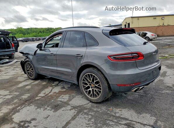 WP1AB2A58HLB20142 2017 PORSCHE MACAN Gray Tył lewy