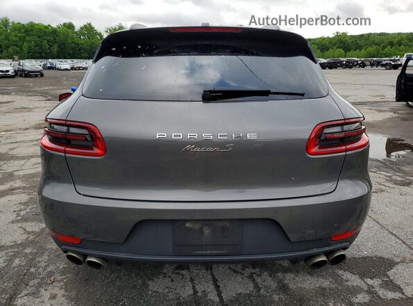 WP1AB2A58HLB20142 2017 PORSCHE MACAN Gray Widok z tyłu