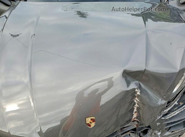 WP1AB2A58HLB20142 2017 PORSCHE MACAN Gray Widok komory silnika