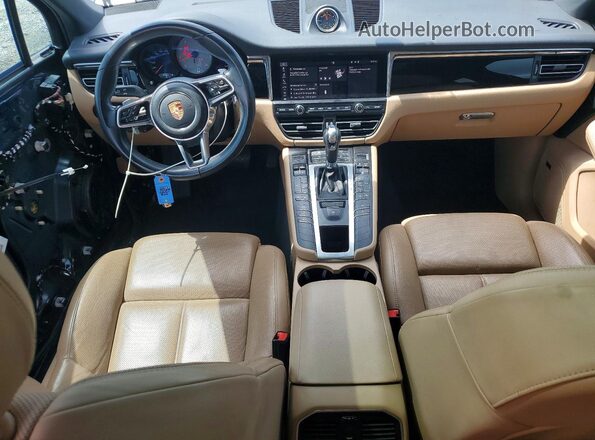 WP1AB2A58KLB32475 2019 PORSCHE MACAN Blue Vista del salpicadero