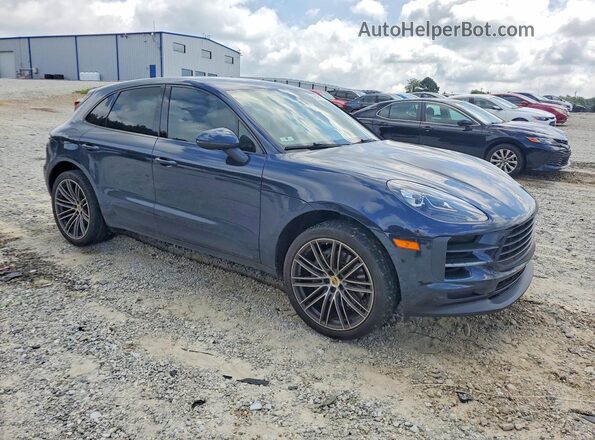 WP1AB2A58KLB32475 2019 PORSCHE MACAN Blue Delantero derecho