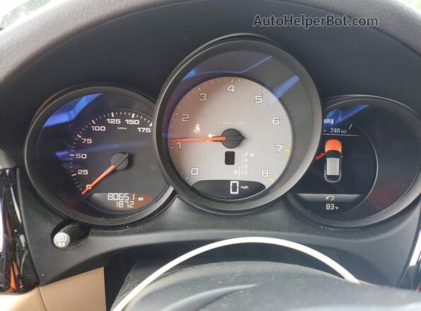 WP1AB2A58KLB32475 2019 PORSCHE MACAN Blue Vista del cuadro de instrumentos