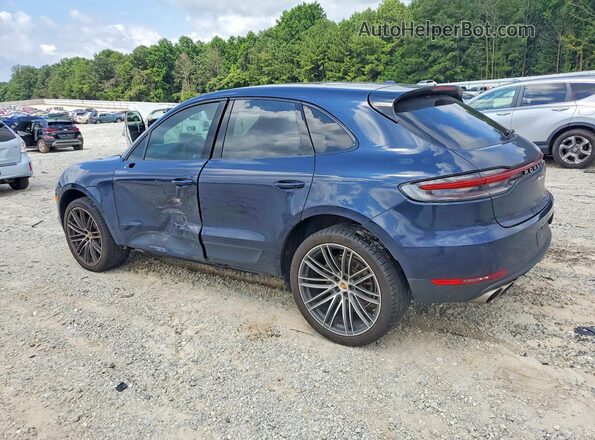 WP1AB2A58KLB32475 2019 PORSCHE MACAN Blue Trasero izquierdo
