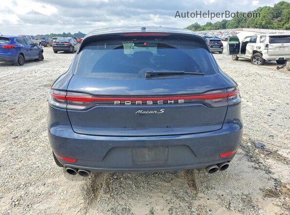 WP1AB2A58KLB32475 2019 PORSCHE MACAN Blue Vista trasera