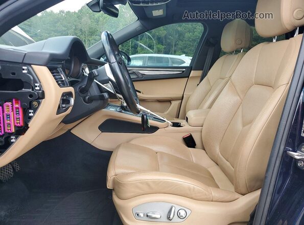 WP1AB2A58KLB32475 2019 PORSCHE MACAN Blue Vista interior delantera