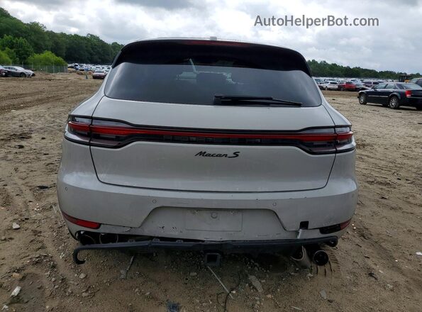 WP1AB2A58LLB35300 2020 PORSCHE MACAN Gray Widok z tyłu