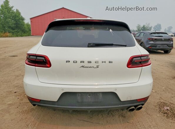 WP1AB2A59JLB33486 2018 PORSCHE MACAN White Widok z tyłu