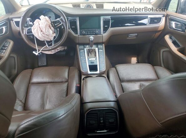 WP1AB2A59JLB38297 2018 PORSCHE MACAN Gray Առջևի վահանակի տեսք