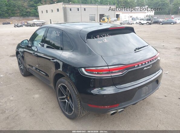 WP1AB2A59MLB35422 2021 PORSCHE MACAN Black Rear left