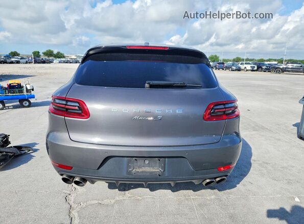 WP1AB2A5XGLB47521 2016 PORSCHE MACAN Gray Rear view