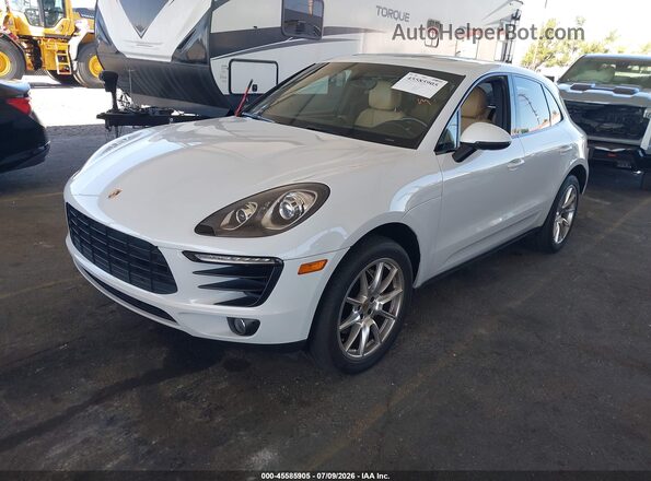 WP1AB2A5XGLB56882 2016 PORSCHE MACAN White Vista tres cuartos delantera izquierda