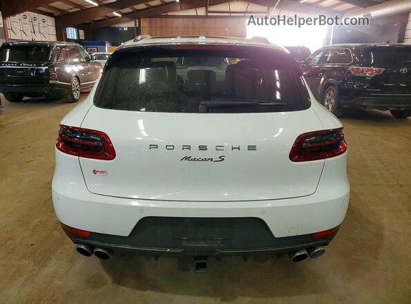 WP1AB2A5XHLB14407 2017 PORSCHE MACAN White Հետևի տեսք