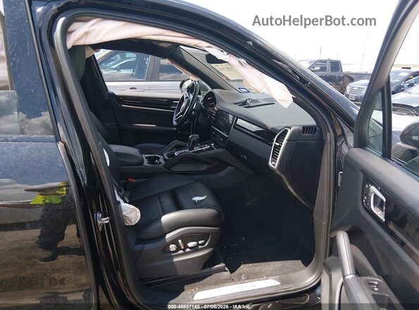 WP1AB2AY1KDA65268 2019 PORSCHE CAYENNE Black Vista interior delantera