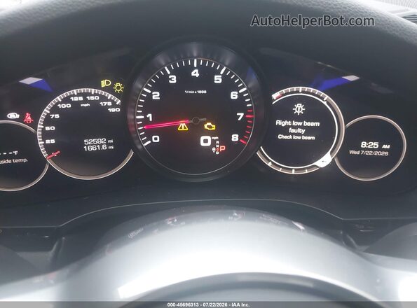 WP1AB2AY9LDA27112 2020 PORSCHE CAYENNE Blue Вид задніх сидінь