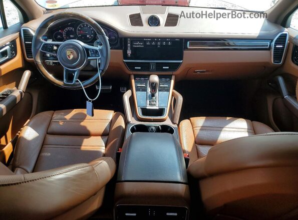 WP1AB2AYXMDA27895 2021 PORSCHE CAYENNE White Widok deski rozdzielczej