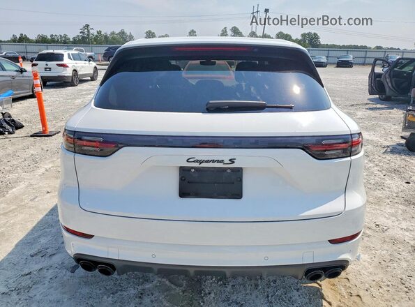 WP1AB2AYXMDA27895 2021 PORSCHE CAYENNE White Widok z tyłu