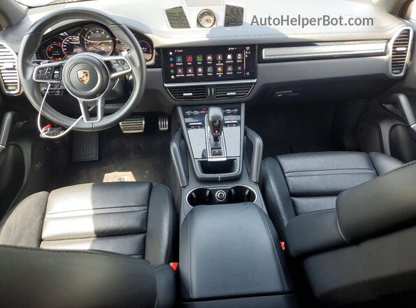 WP1AB2AYXPDA14715 2023 PORSCHE CAYENNE Black Առջևի վահանակի տեսք